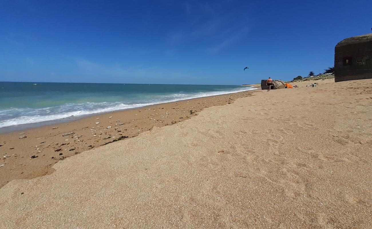 Plage de Soubregeon'in fotoğrafı kahverengi kum yüzey ile