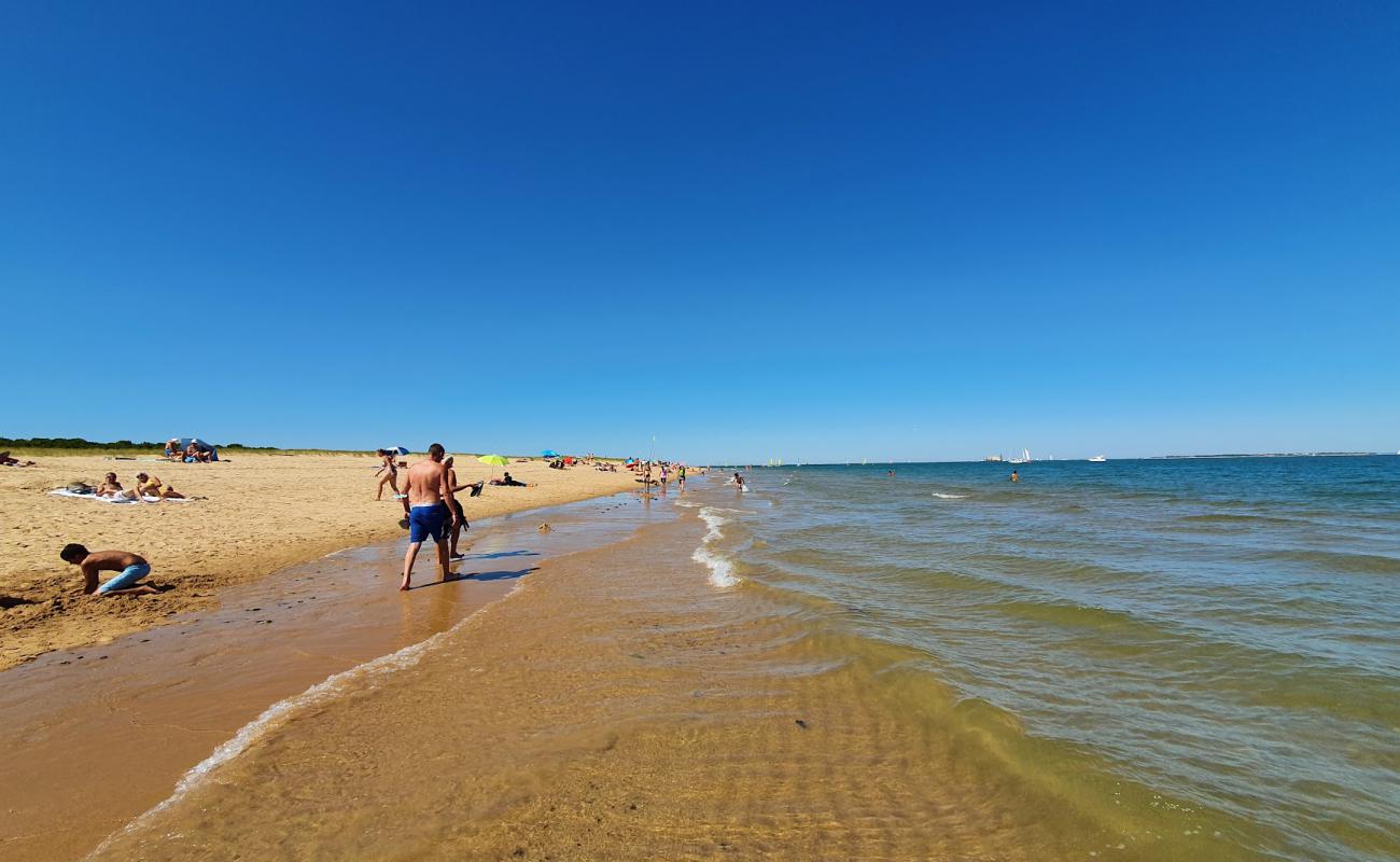 Plage de Boyardville'in fotoğrafı açık bej kum yüzey ile