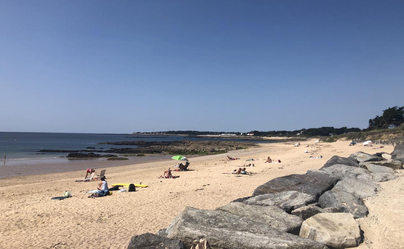 Plage de Ker Elisabeth'in fotoğrafı parlak kum yüzey ile