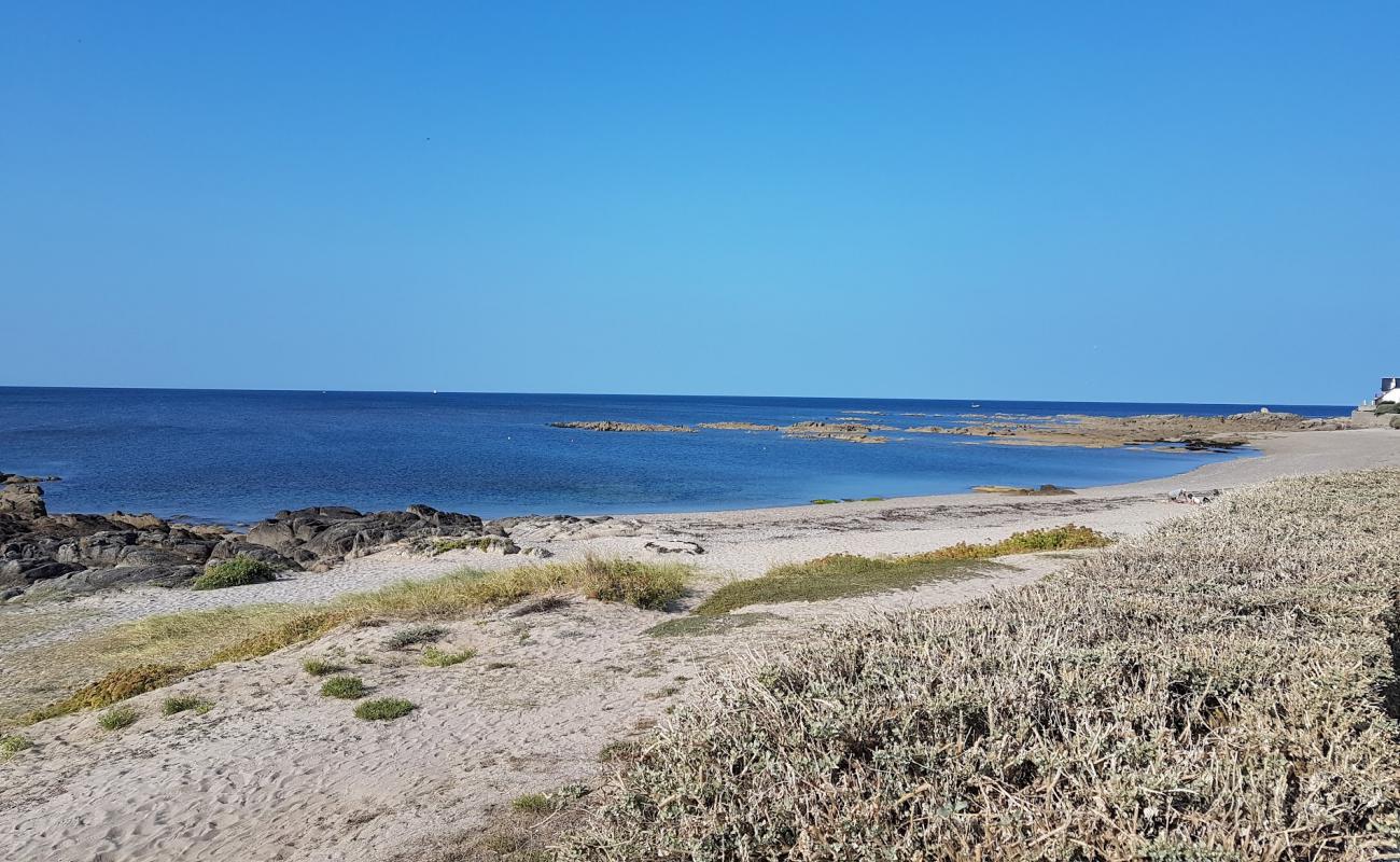 Plage de Port Lorec'in fotoğrafı açık bej kum yüzey ile