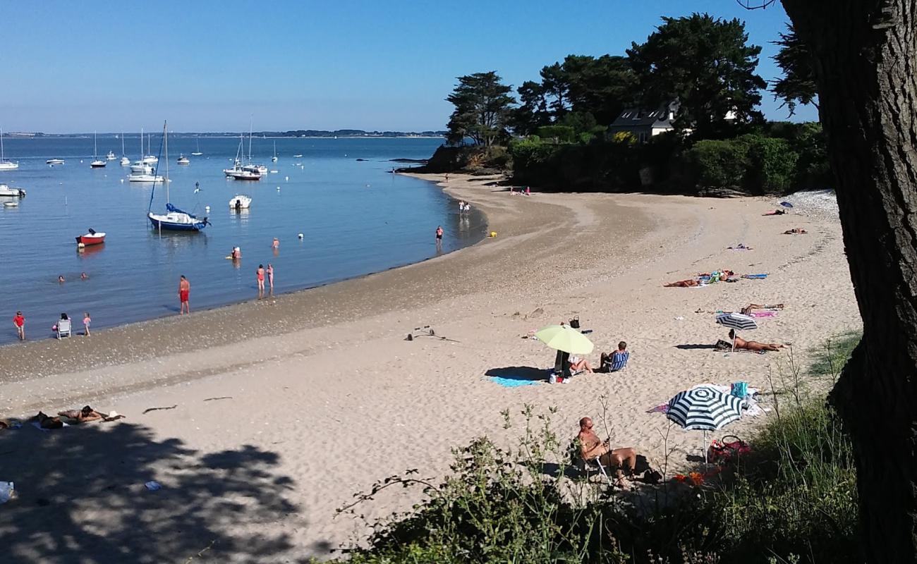 Petite Plage De Kervoyal'in fotoğrafı parlak kum yüzey ile