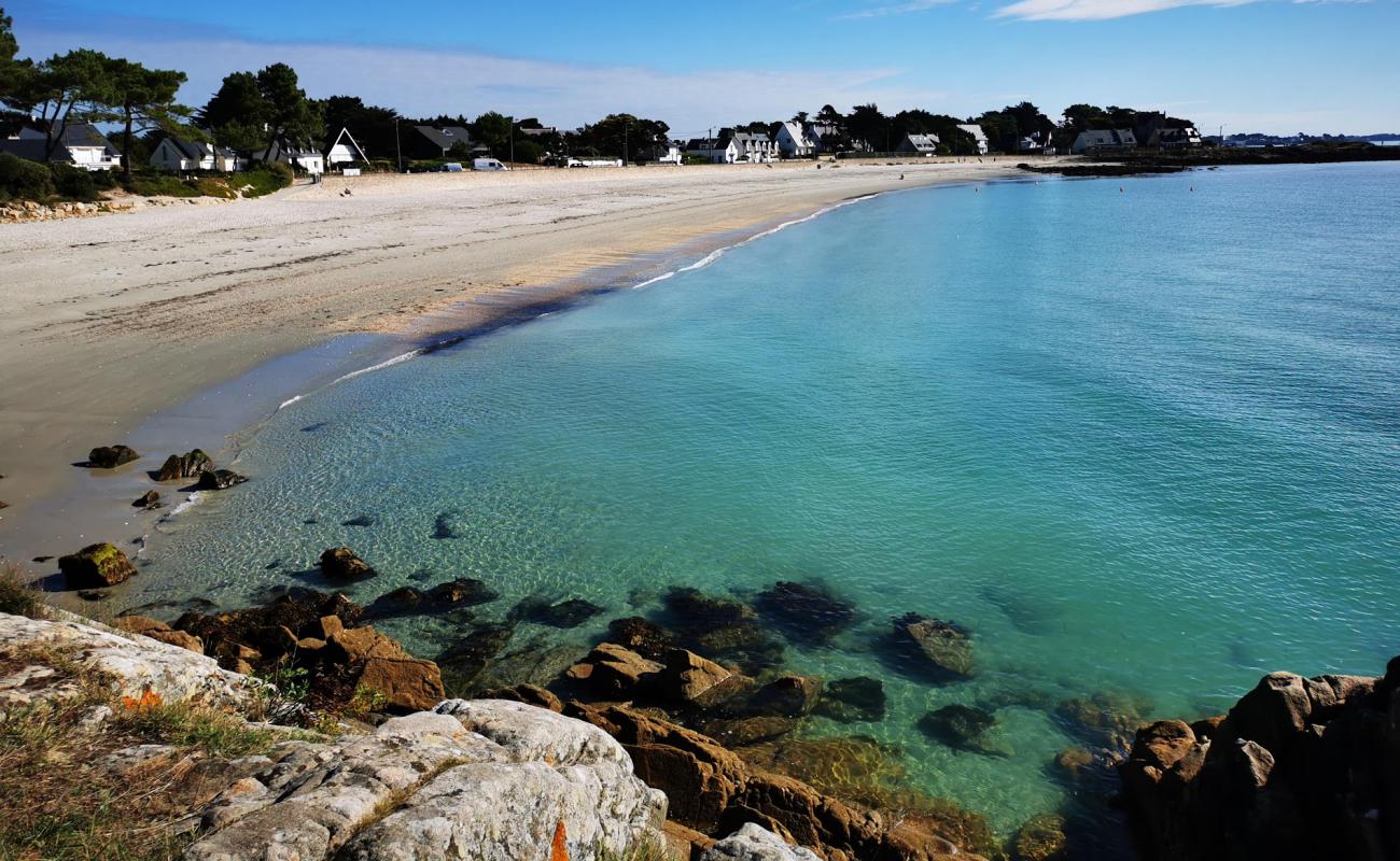 Plage de Ty Bihan'in fotoğrafı i̇nce bej kum yüzey ile