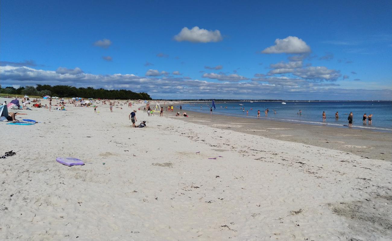 Plage de liIle-Tudy'in fotoğrafı beyaz kum yüzey ile