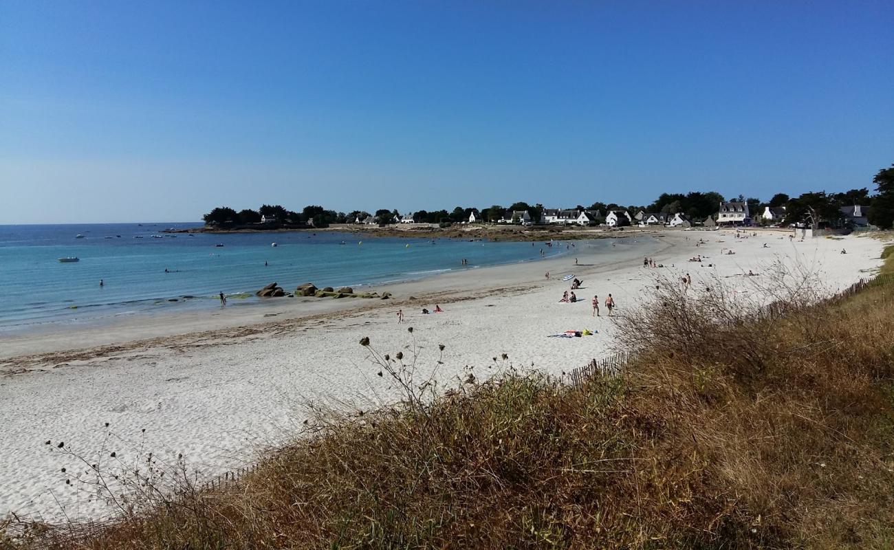 Plage de Lodonnec'in fotoğrafı beyaz kum yüzey ile