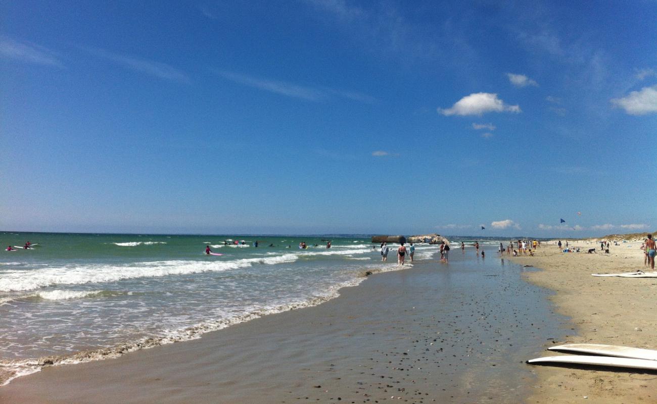 Plage de Kermabec'in fotoğrafı açık bej kum yüzey ile