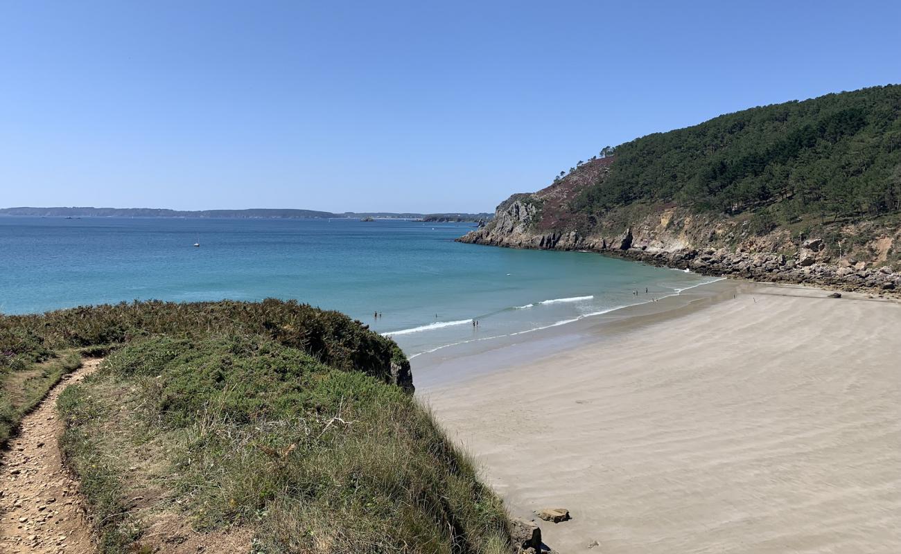 Trez Bihan Plage'in fotoğrafı i̇nce bej kum yüzey ile