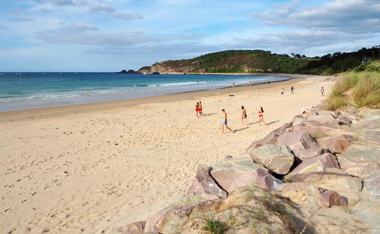 Plage des Montier'in fotoğrafı açık bej kum yüzey ile
