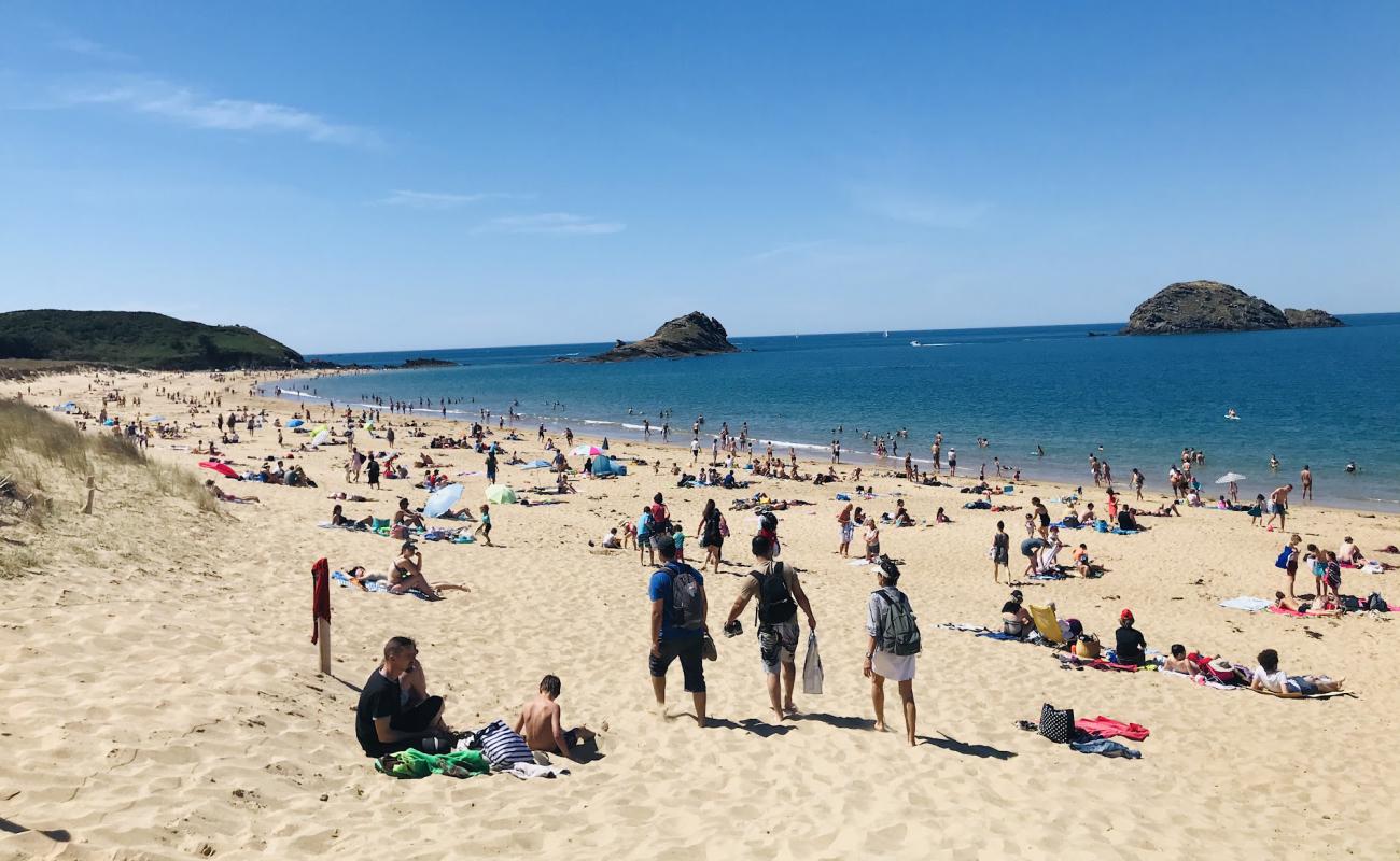 Plage Des Chevrets'in fotoğrafı parlak kum yüzey ile