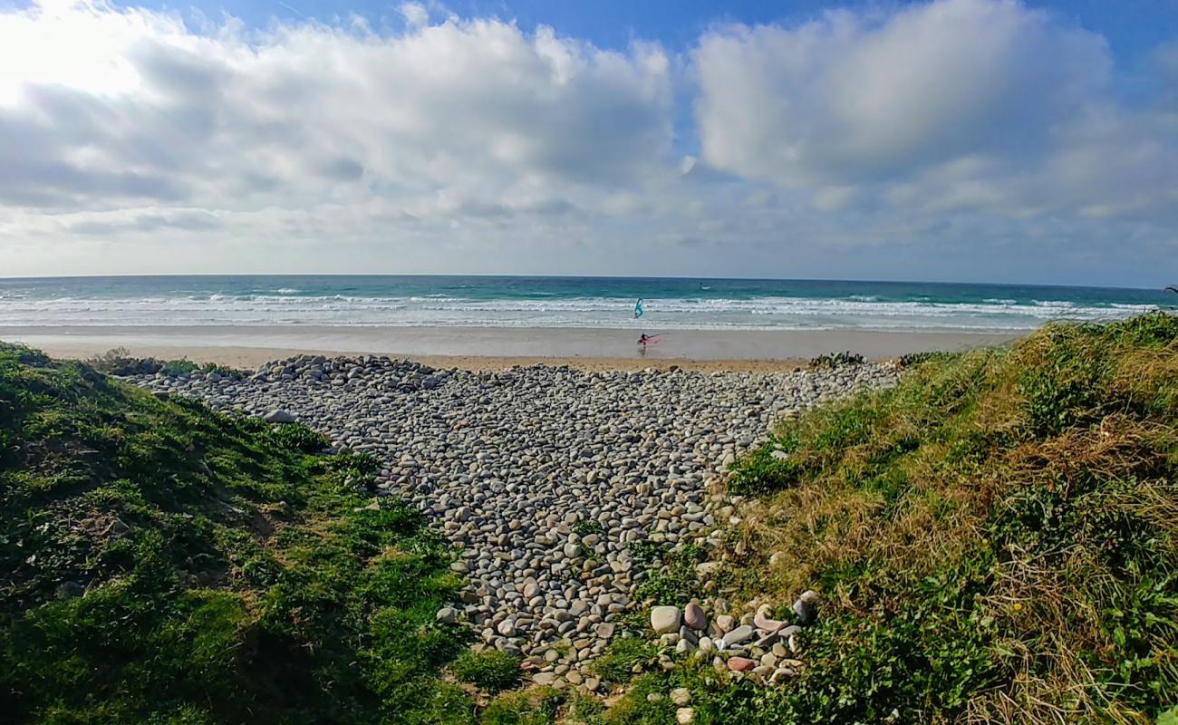 Plage de Vauville'in fotoğrafı hafif çakıl yüzey ile