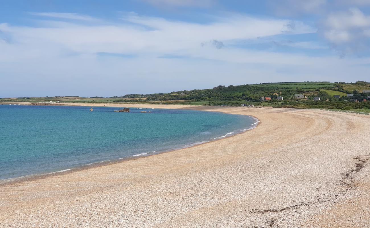 Plage Anse Saint Martin'in fotoğrafı hafif çakıl yüzey ile