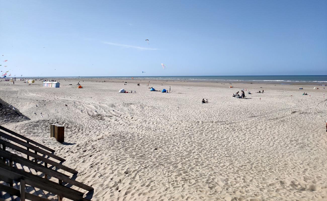 Plage de Berck'in fotoğrafı açık bej kum yüzey ile