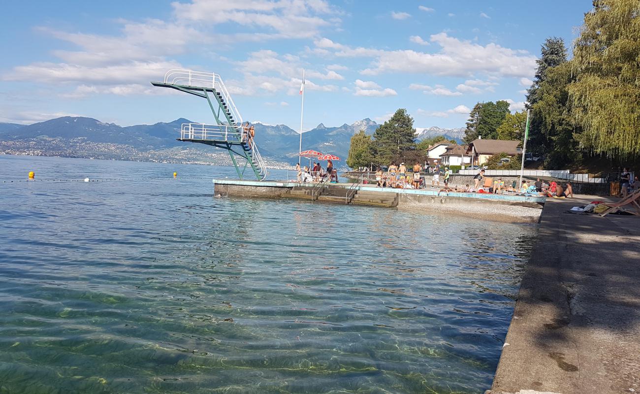 Plage Municipale'in fotoğrafı gri çakıl taşı yüzey ile