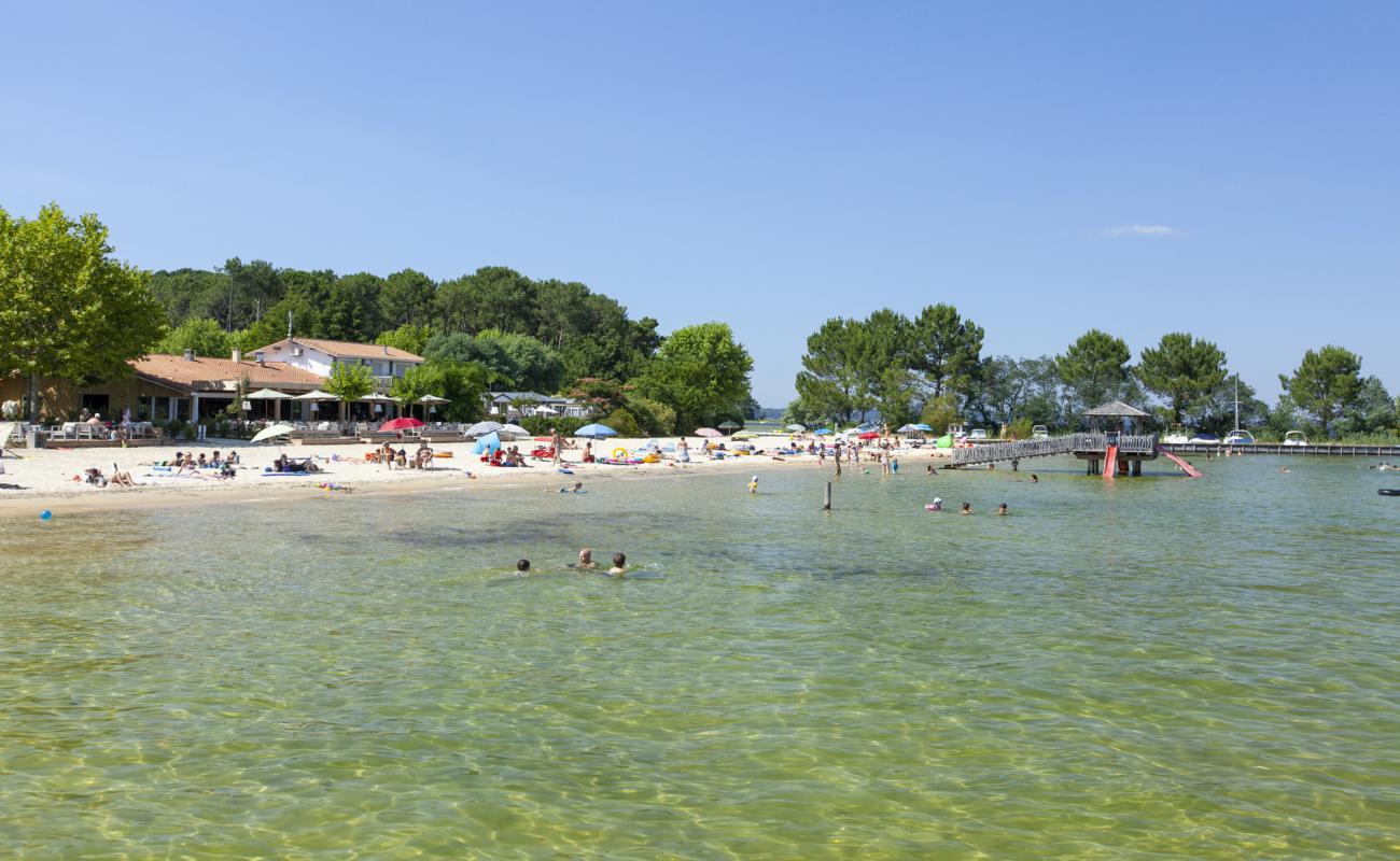 Plage de Maguide Biscarrosse'in fotoğrafı parlak kum yüzey ile