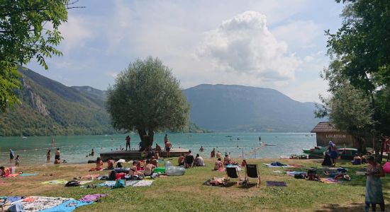 Plage La Crique Aiguebelette