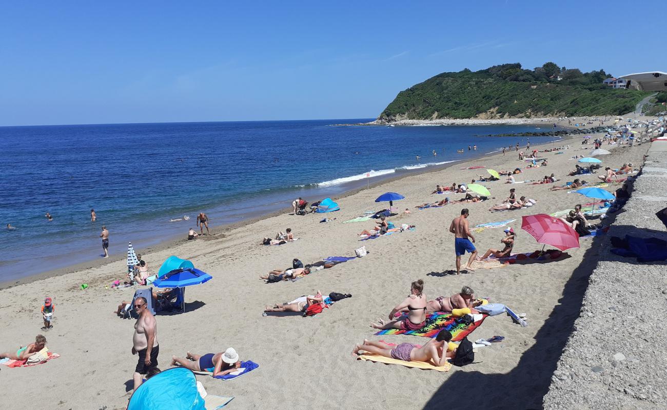 Plage d'Erromardie'in fotoğrafı açık bej kum yüzey ile
