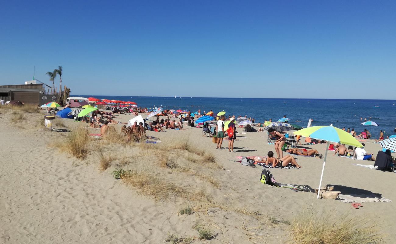 Plage Perpignan'in fotoğrafı parlak kum yüzey ile