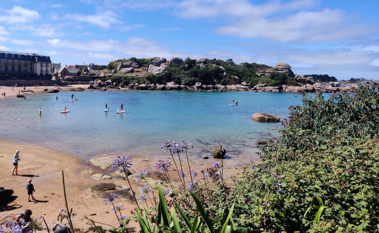 La Plage Saint Guirec'in fotoğrafı açık bej kum yüzey ile