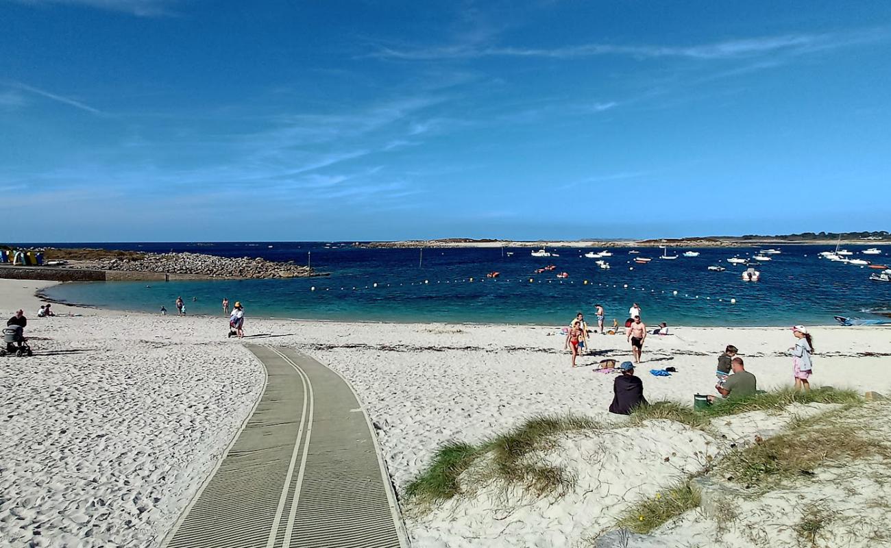 Plage de Pors Gelen'in fotoğrafı açık bej kum yüzey ile