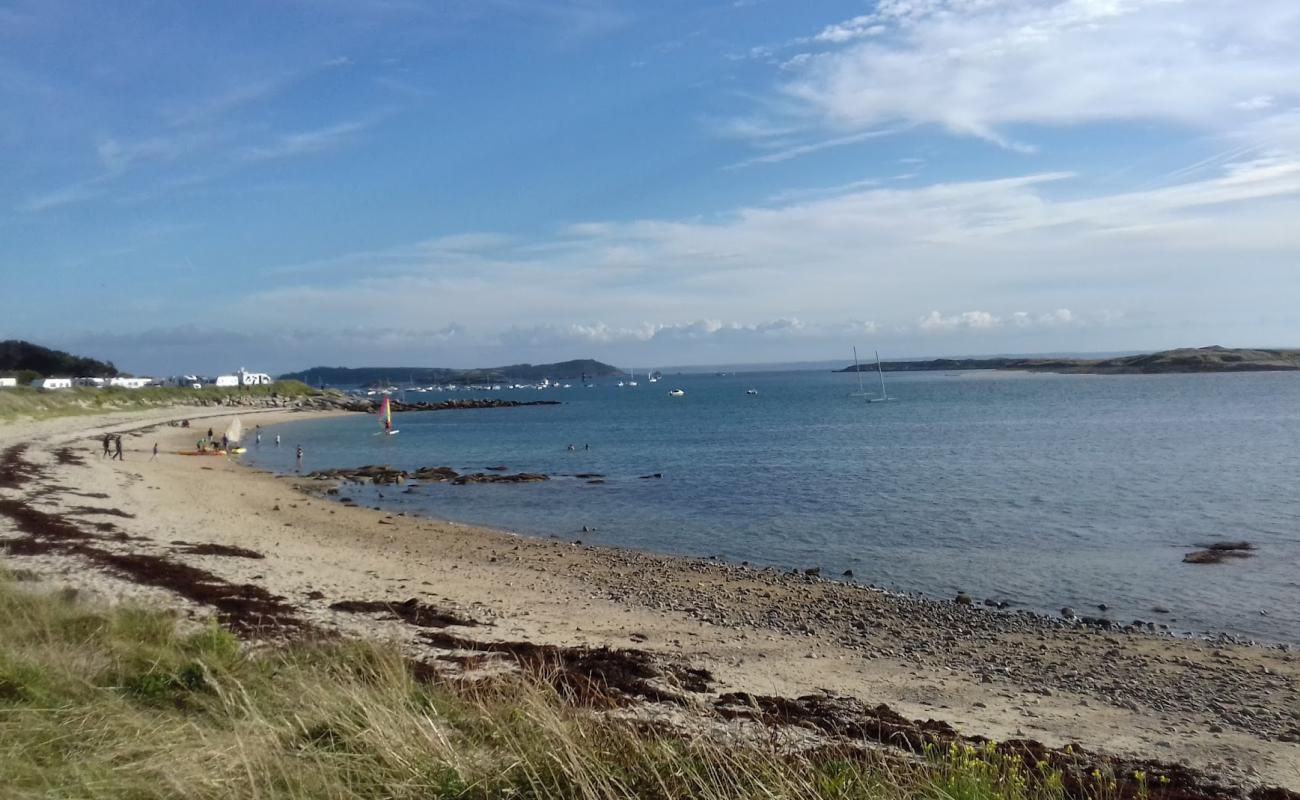 Plage du Dourlin'in fotoğrafı bej kum ve kayalar yüzey ile