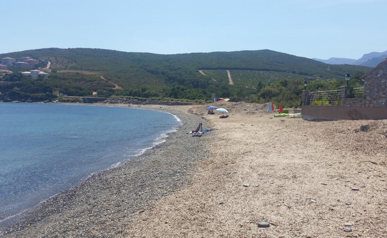 Plage De Santa Severa'in fotoğrafı gri ince çakıl taş yüzey ile