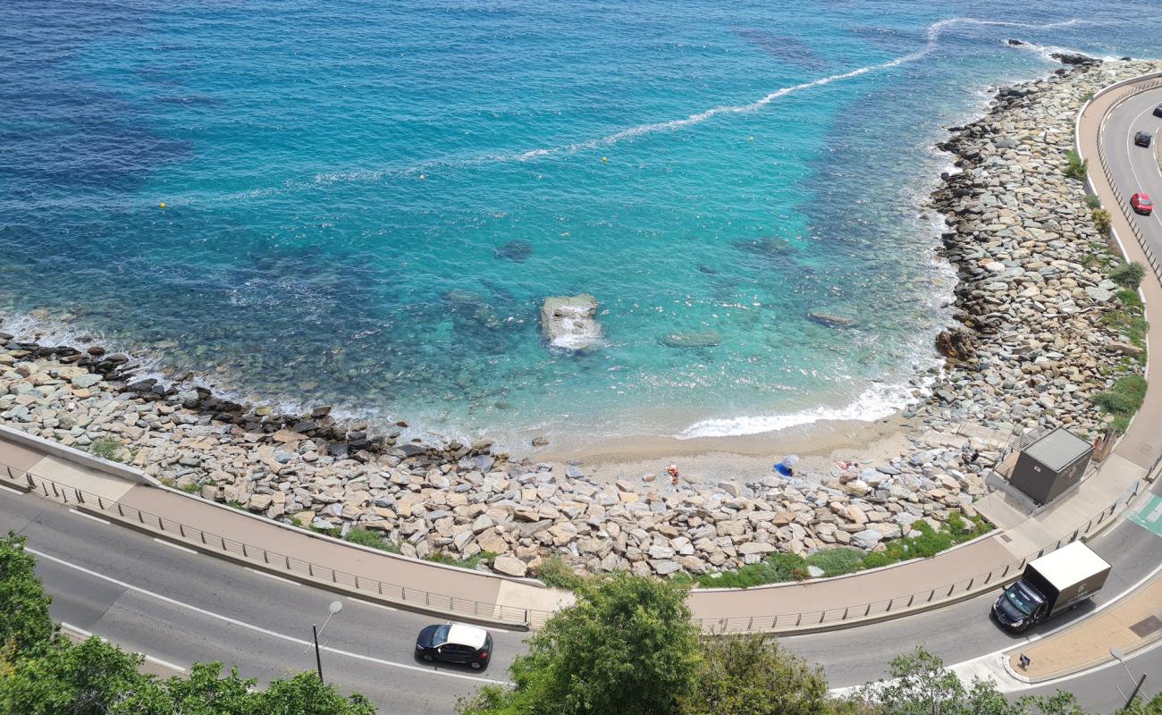 Plage de Ficaghjola'in fotoğrafı gri kum ve çakıl yüzey ile