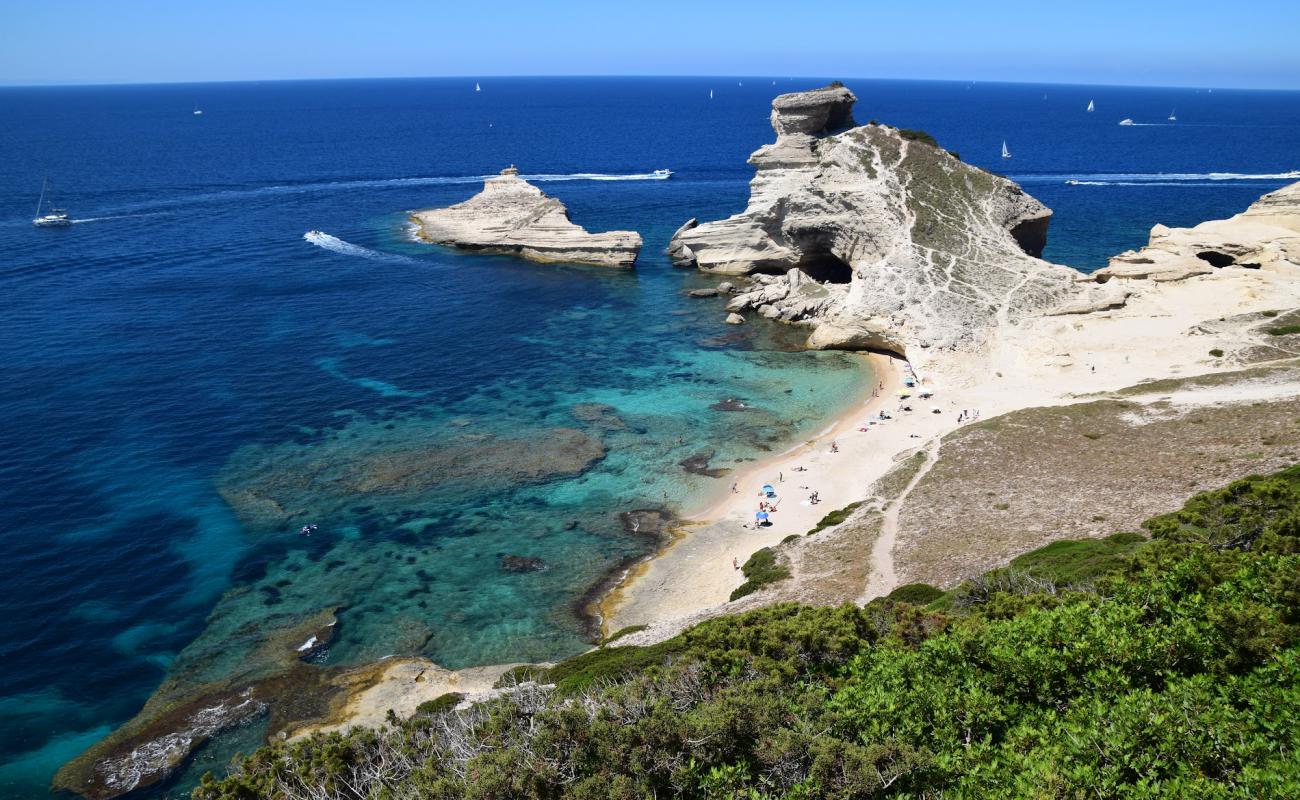Plage des Trois Pointes'in fotoğrafı kayalık arazi yüzey ile