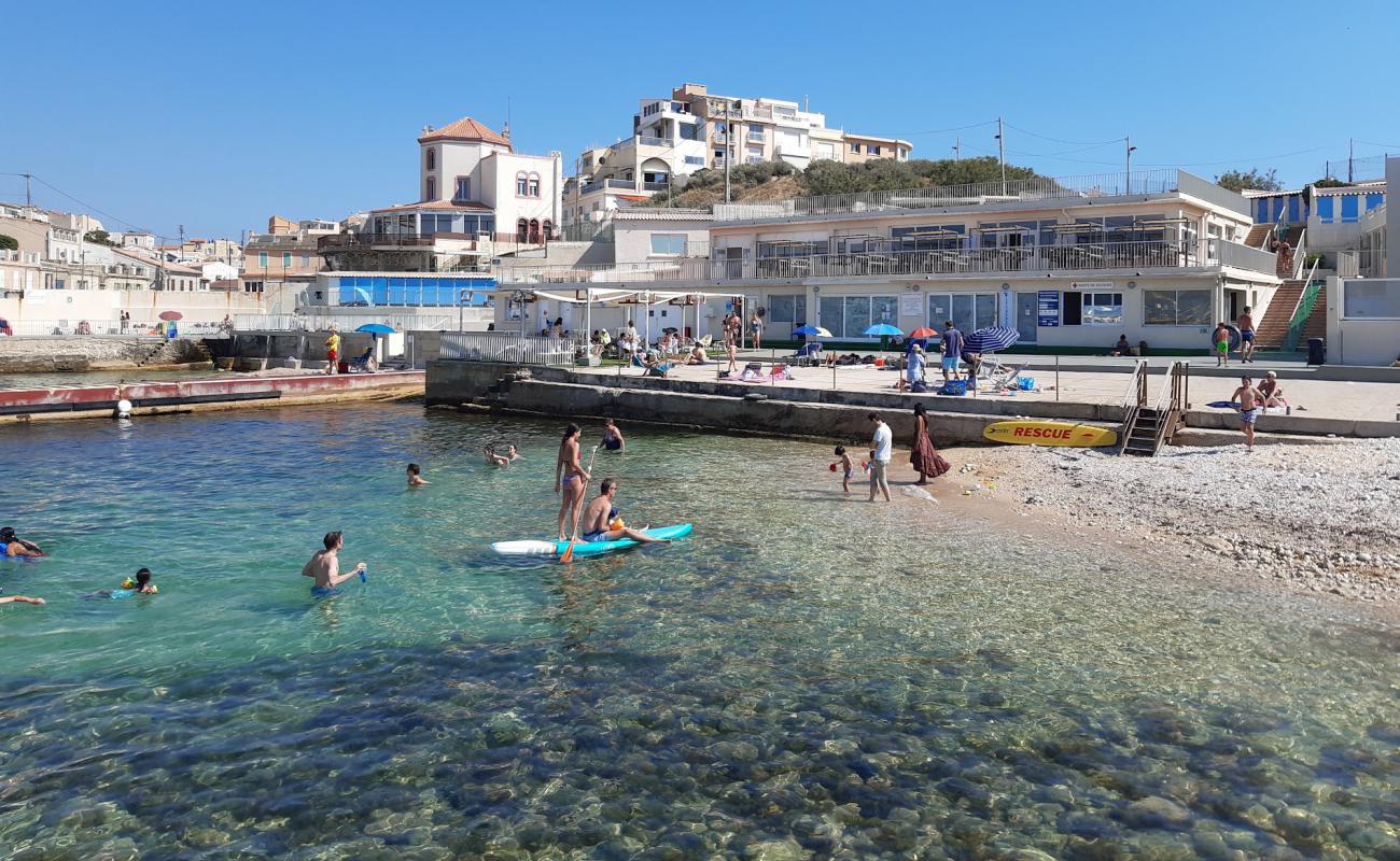 Les Bains Militaires Plage'in fotoğrafı gri çakıl taşı yüzey ile