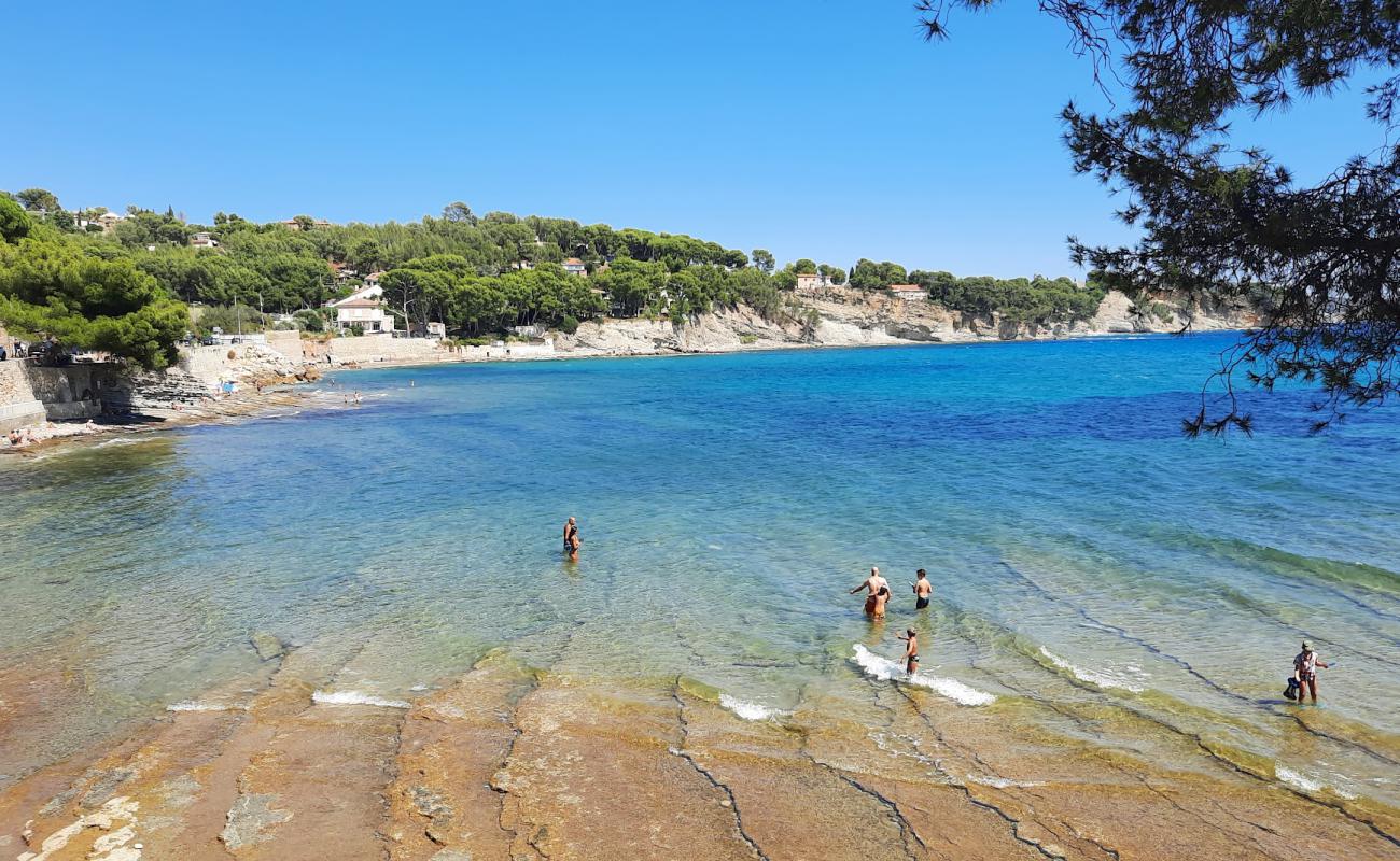 Plage d'Arene Cros'in fotoğrafı taşlar yüzey ile