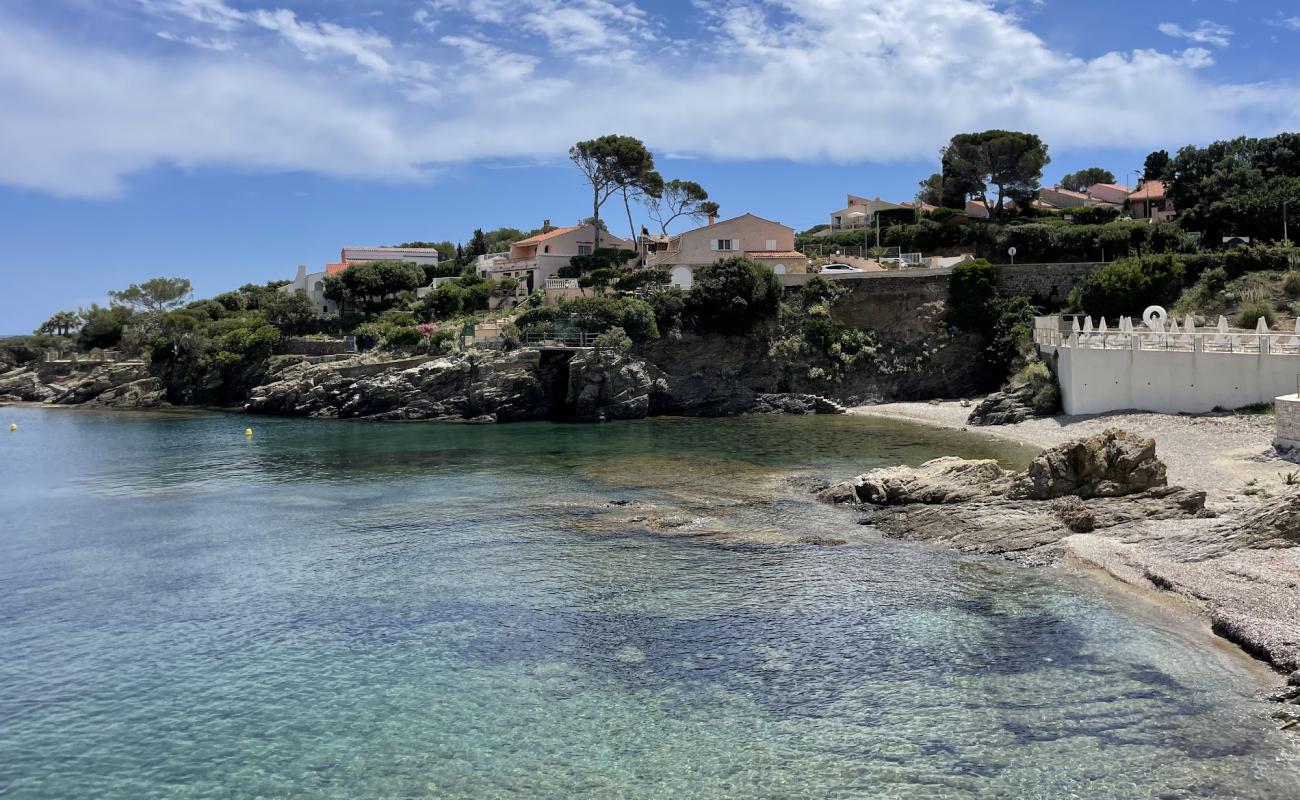 Plage Calanque de Bonne Eau'in fotoğrafı küçük gri çakıllar yüzey ile