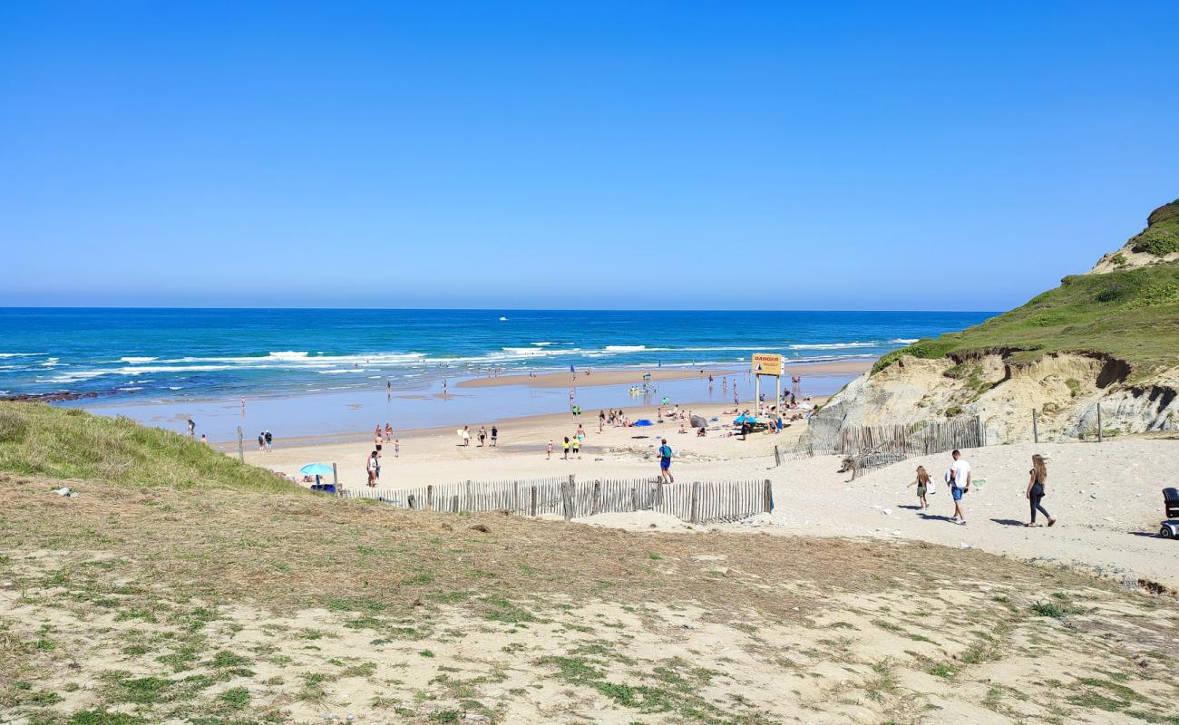 Plage d'Erretegia'in fotoğrafı parlak kum yüzey ile