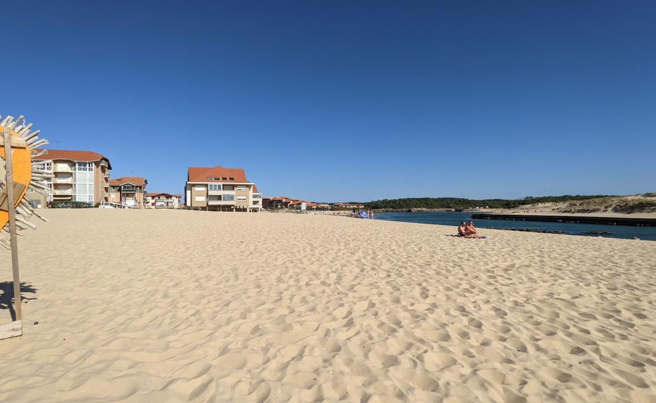 Plage La Sauvagine Port d'Albret Soustons'in fotoğrafı açık bej kum yüzey ile
