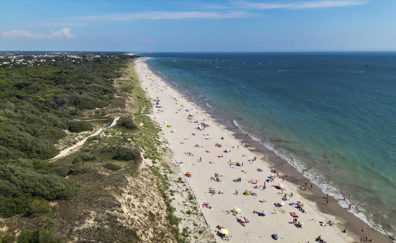Plage des Prises'in fotoğrafı açık bej kum yüzey ile