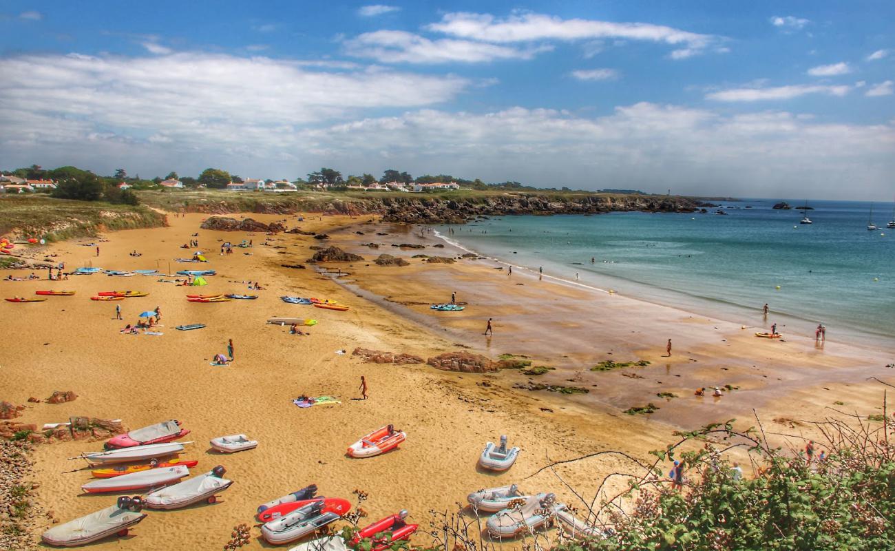 Plage des Vieilles'in fotoğrafı açık bej kum yüzey ile