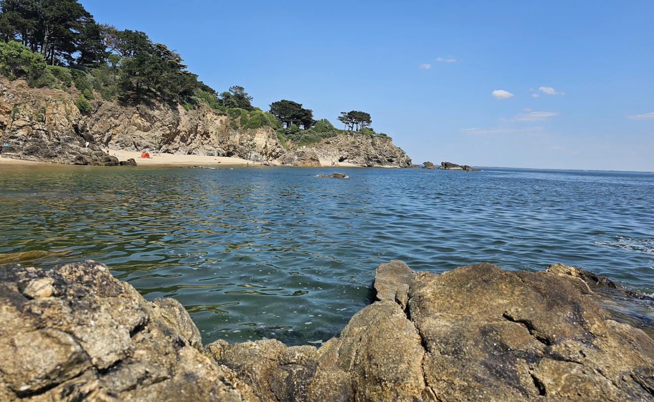 Plage de la Petite Vallee'in fotoğrafı açık bej kum yüzey ile