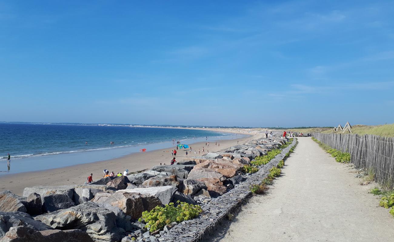 Plage de Pen Bron'in fotoğrafı parlak kum yüzey ile