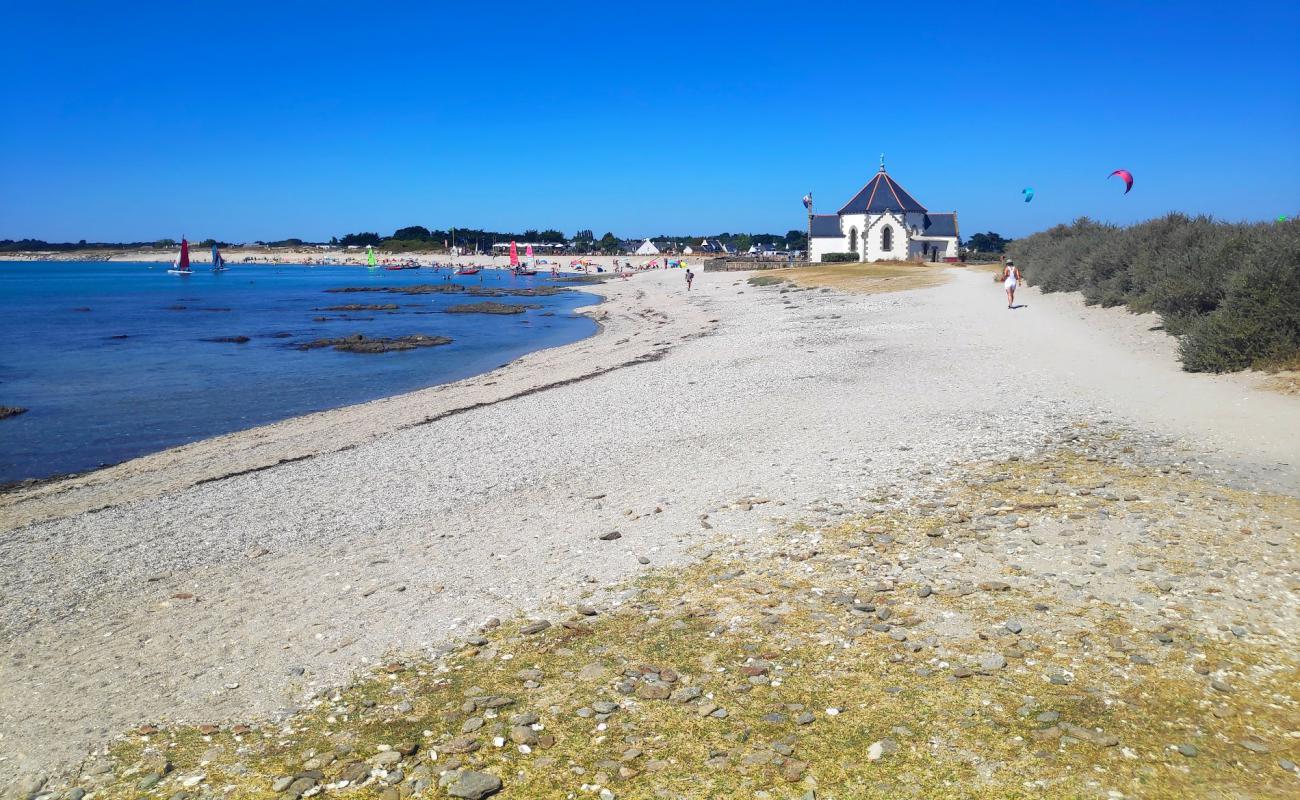 Plage de Penvins'in fotoğrafı açık bej kum yüzey ile