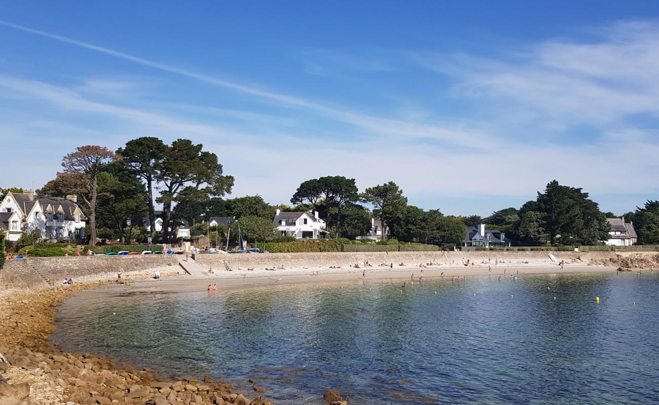 Plage de Kerbihan'in fotoğrafı açık bej kum yüzey ile