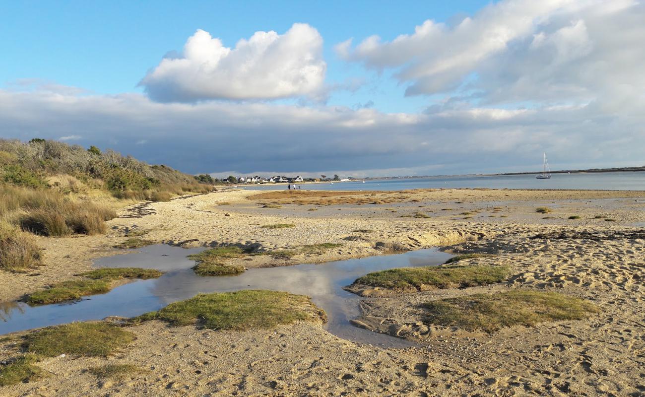 Plage de Riantec'in fotoğrafı parlak kum yüzey ile