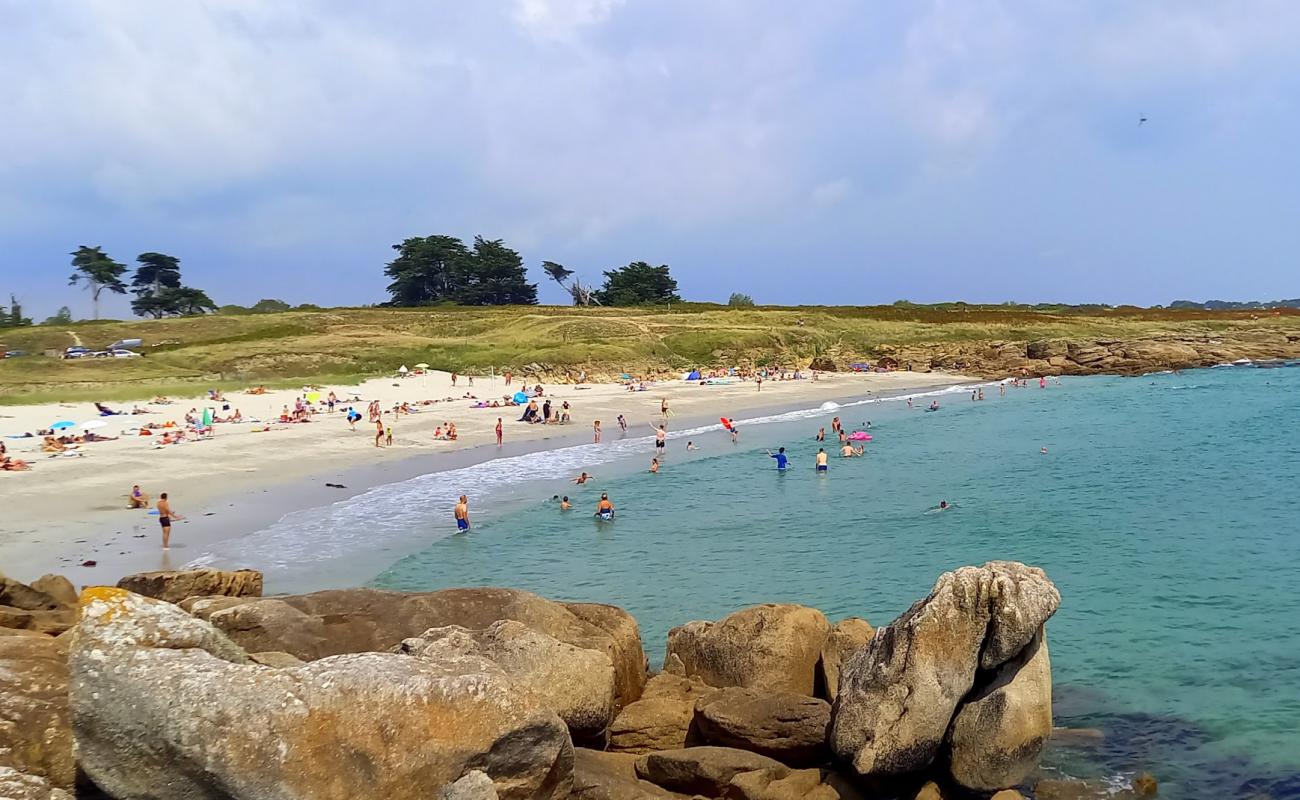 Plage de Trescao'in fotoğrafı açık bej kum yüzey ile