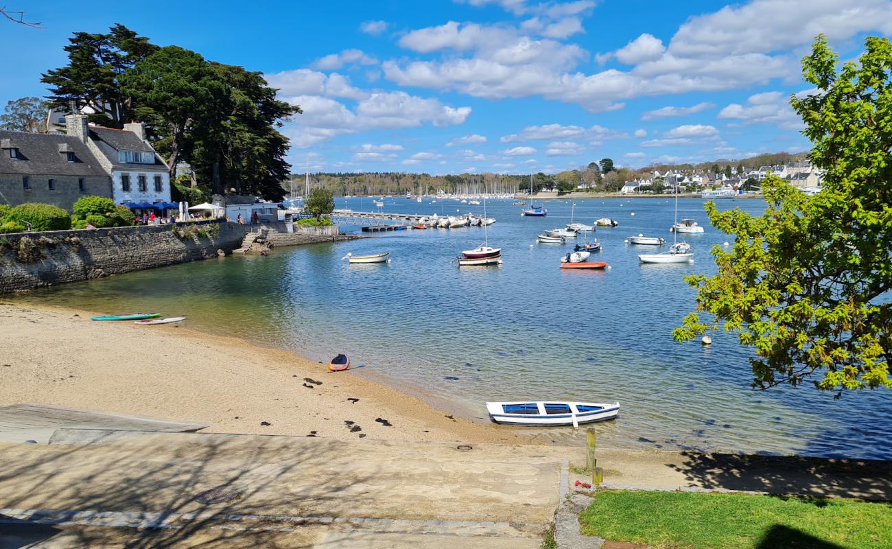Plage du Port de Sainte Marine'in fotoğrafı açık bej kum yüzey ile