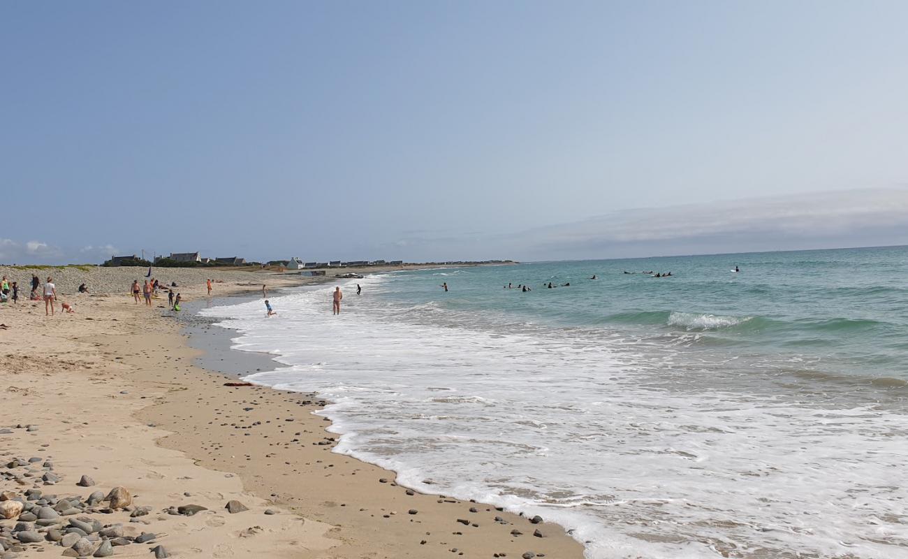 Plage du Menhir'in fotoğrafı taşlı kum yüzey ile