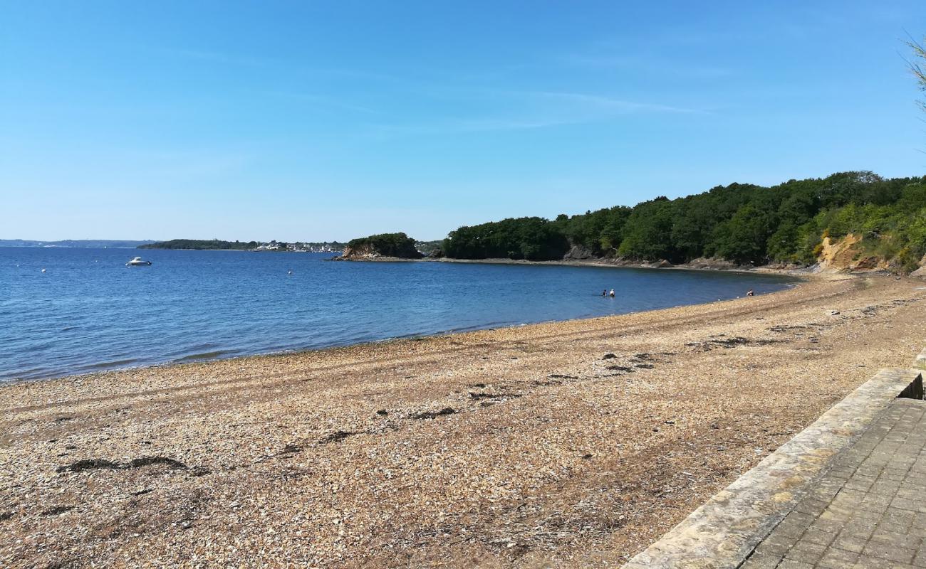 Plage de Porz Gwenn'in fotoğrafı gri kum ve çakıllar yüzey ile