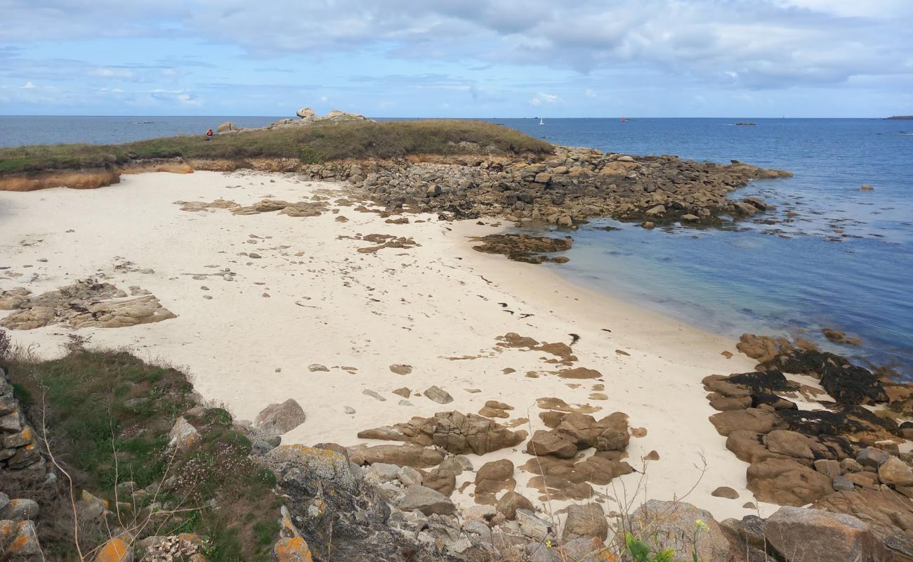 Pors Goret Plage'in fotoğrafı açık bej kum yüzey ile