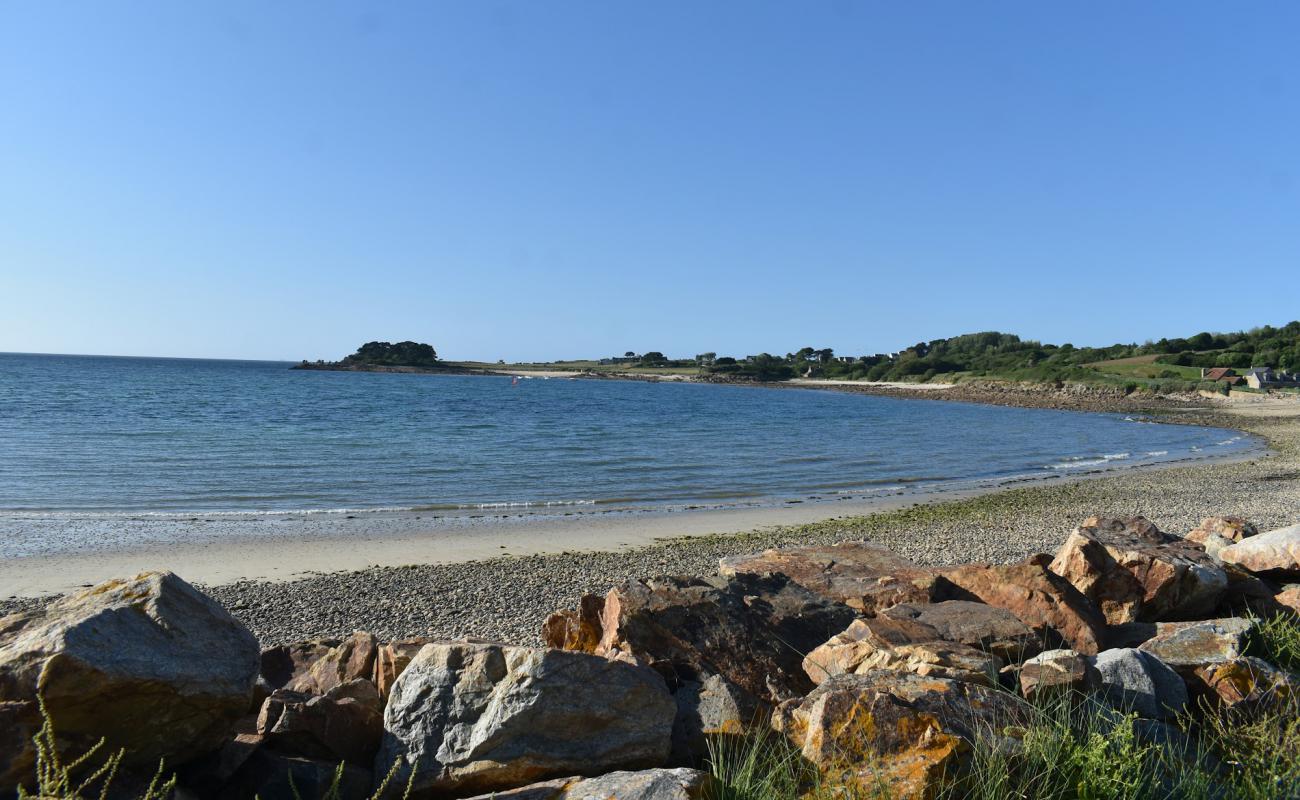 Plage de Terenez'in fotoğrafı hafif çakıl yüzey ile