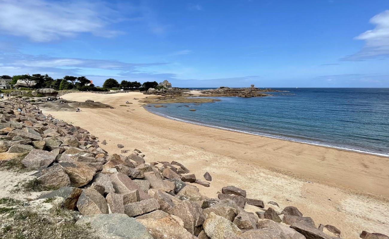 Plage Ile Renote'in fotoğrafı açık bej kum yüzey ile