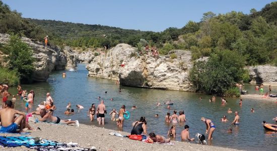 Plage Cascades du Sautadet