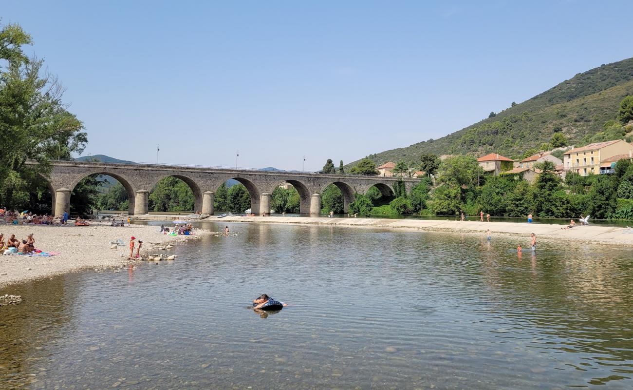 Plage De Roquebrun'in fotoğrafı kayalık arazi yüzey ile