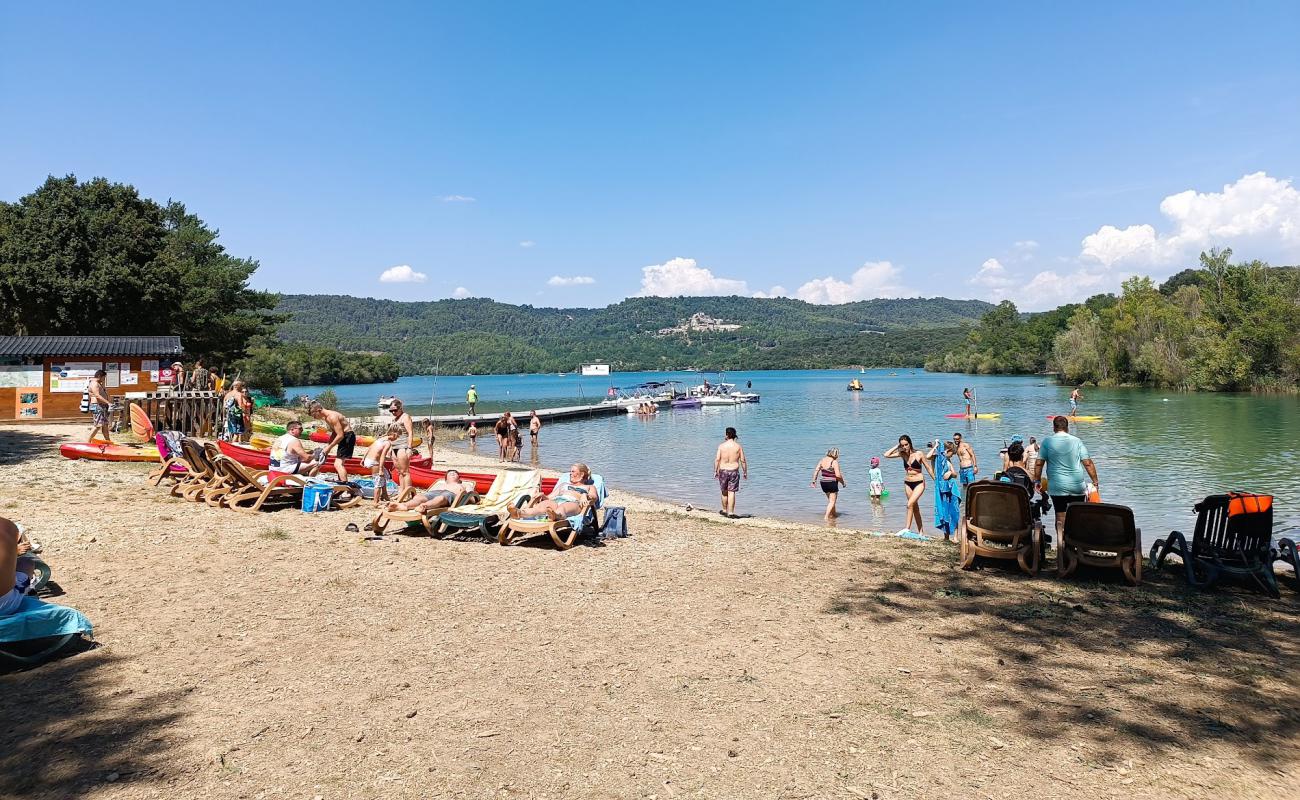 Plage du Base Nautique dArtignosc'in fotoğrafı taşlı kum yüzey ile