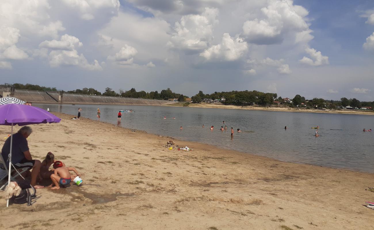 Plage Bouzey'in fotoğrafı açık bej kum yüzey ile
