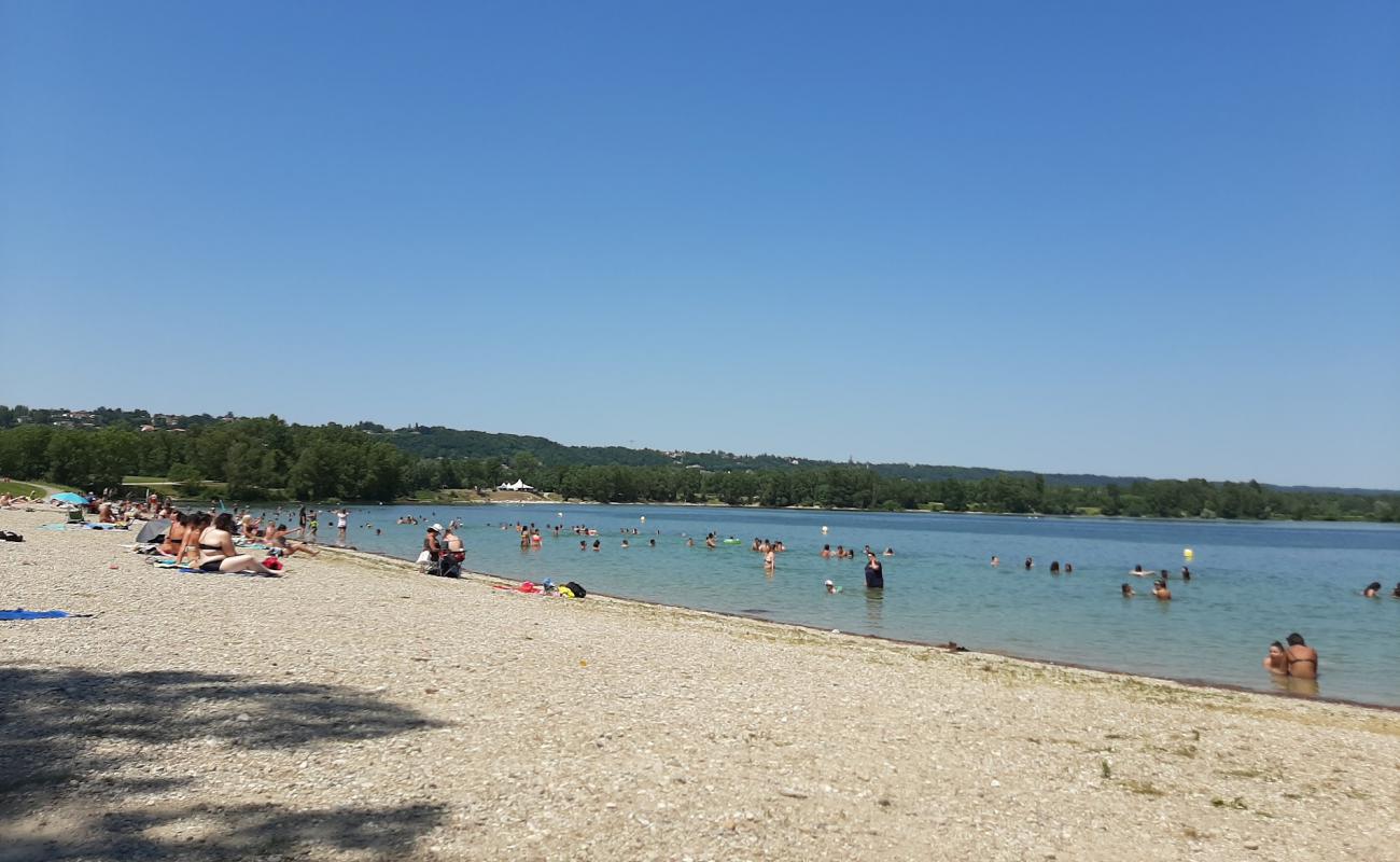 Plage du Morlet'in fotoğrafı küçük gri çakıllar yüzey ile